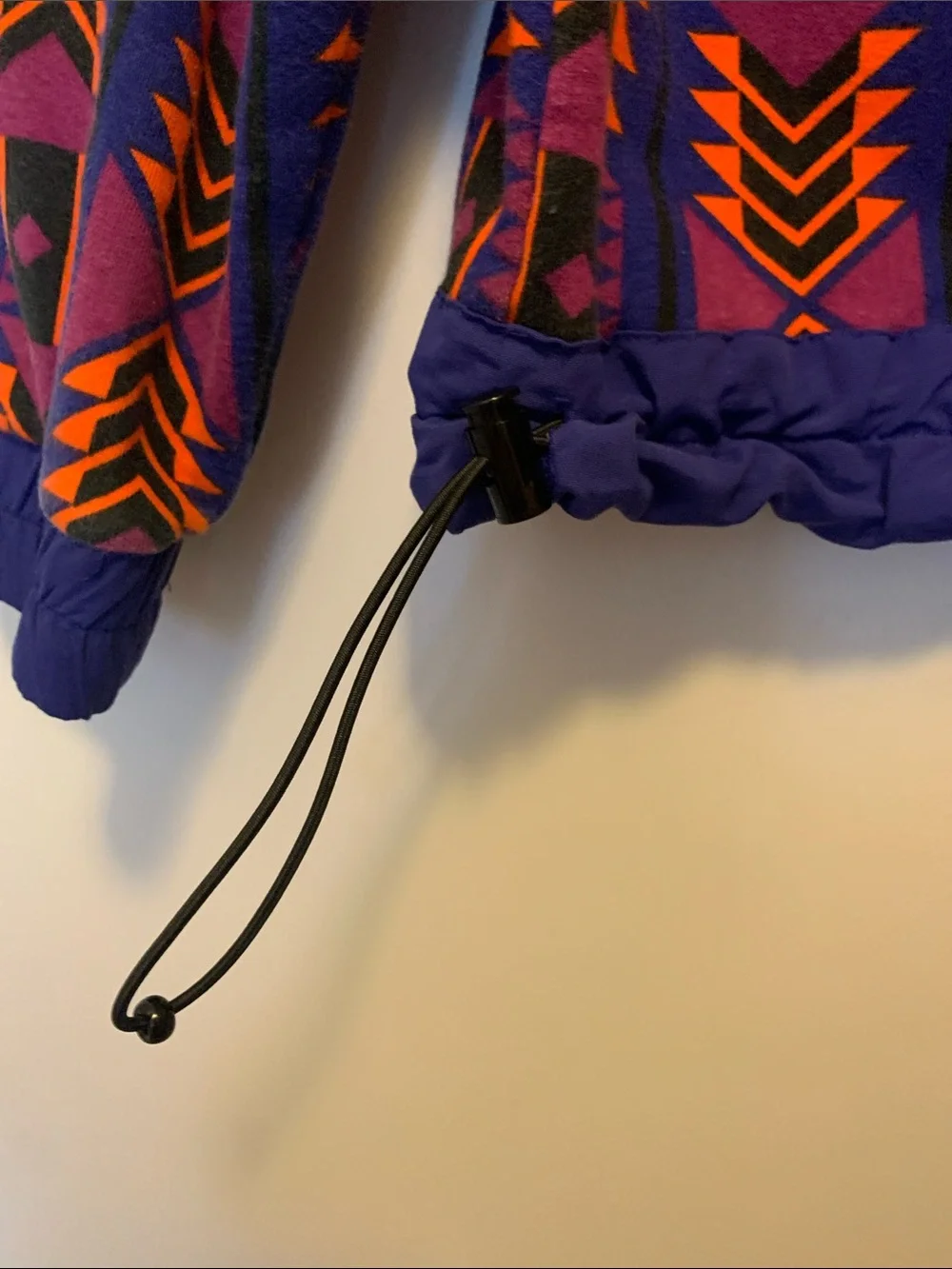 The North Face Purple and Orange Men’s Geometric Crew Sweatshirt